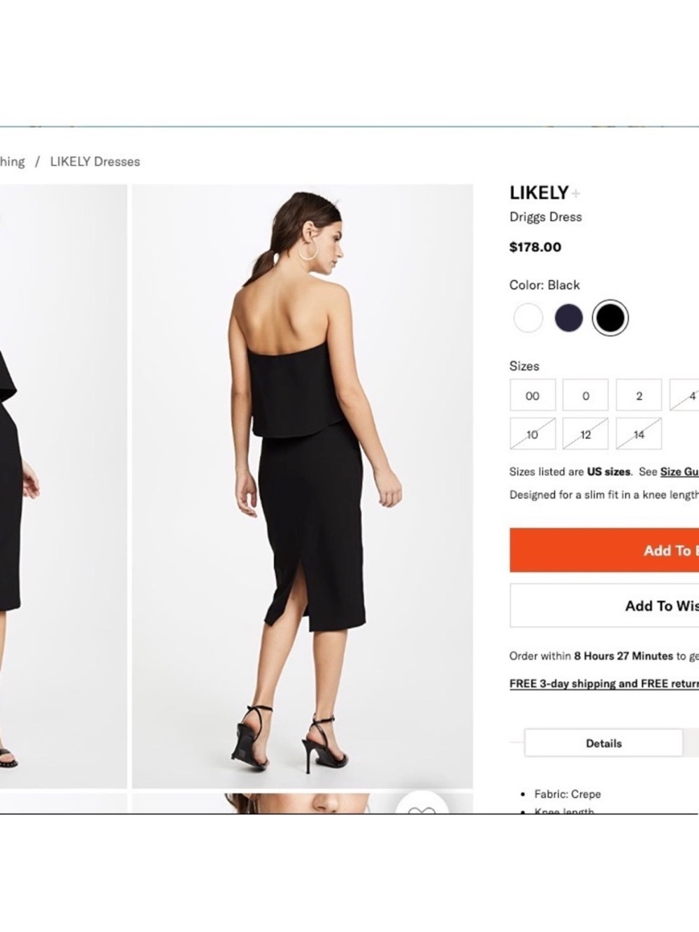 NWT Likely Driggs Dress size 12 - Picture 3 of 17